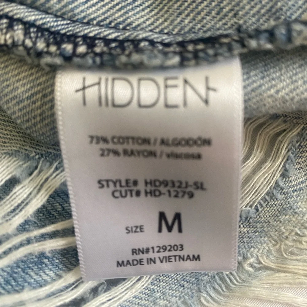 Distressed Blue Denim Jacket - Picture 7 of 7